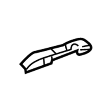 Toyota 79372-60050-B0 Cover, Gray, Passenger Side