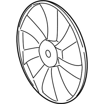Toyota Highlander Cooling Fan Assembly - 16361-31380