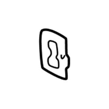 Toyota 61315-22020 Striker Retainer Plate