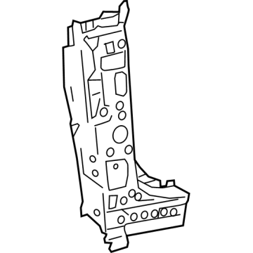 Toyota 61108-10082 Hinge Pillar Reinforcement