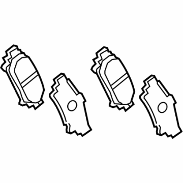 Toyota Sienna Brake Pad Set - 04466-02460