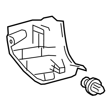 Toyota 62111-10100-C1 Cowl Trim, Passenger Side