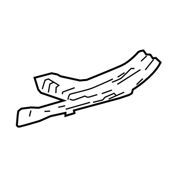 Toyota 67917-10080-C0 Rear Sill Plate, Passenger Side