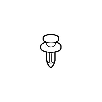 Toyota 90467-A0006 Sight Shield Clip