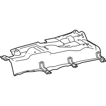 Toyota 58043-0E071 Center Shield