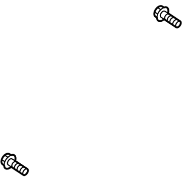 Toyota 90105-06344 Finish Molding Bolt
