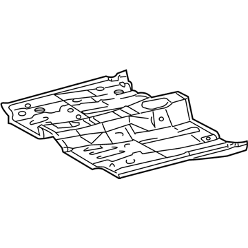 Toyota Corolla Floor Pan - 58111-02902