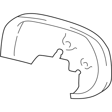 Toyota 87931-47030 Mirror Glass, Passenger Side