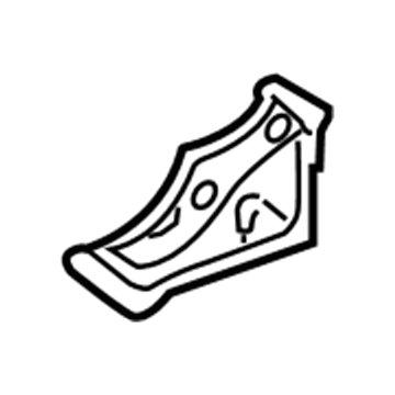 Toyota 55724-06120 Cowl Top Panel Side Reinforcement