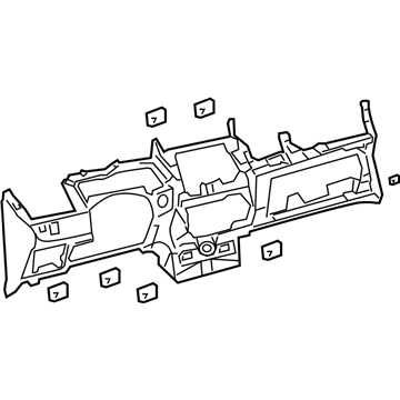 Scion xD Glove Box - 55303-52310-B0