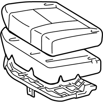 1999 Toyota Land Cruiser Seat Cushion - 79320-60640-B0