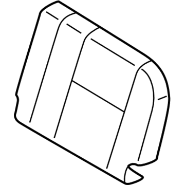 Toyota 79034-60440-A1 Seat Back Cover, Driver Side