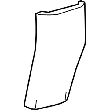 Toyota 58903-0R040-C0 Back Panel, Rear