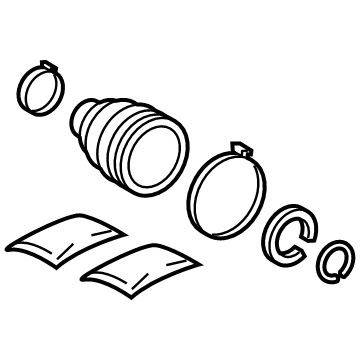 Toyota 04437-0C041 Inner CV Joint Boot