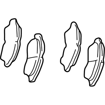 Toyota Camry Brake Pad Set - 04465-30080