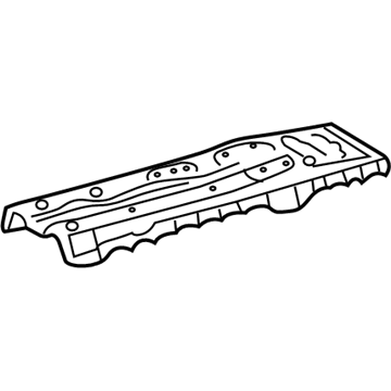 Toyota 58013-33060 Front Floor Pan Reinforcement