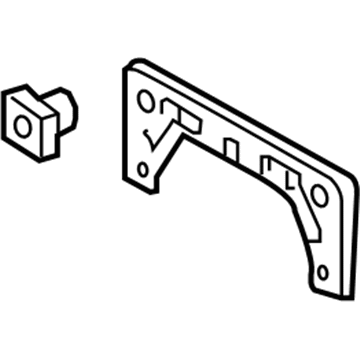 Toyota 52114-47180 License Bracket, Front