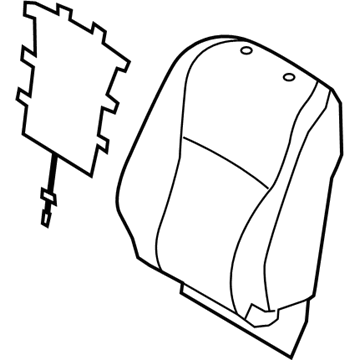 Toyota 71073-0E150-E0 Seat Back Cover