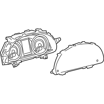 Scion iM Instrument Cluster - 83800-1AA60