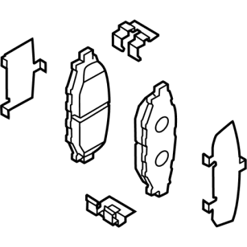 Toyota GR86 Brake Pad Set - SU003-10628