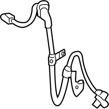 Toyota 89543-74010 Front Speed Sensor, Driver Side