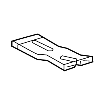 Toyota 87215-33020 Duct,  Air,  Rear NO.2