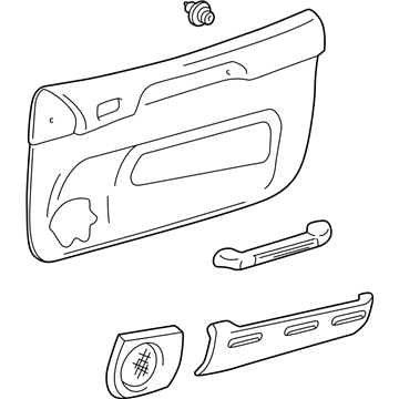 Toyota 67610-42360-B0 Trim Panel Assembly