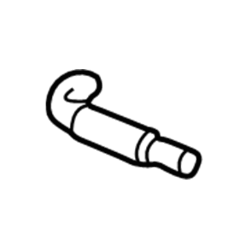 Toyota 16573-22010 Outlet Hose, Driver Side
