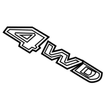 2012 Toyota RAV4 Emblem - 75444-42040