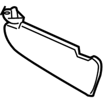 2000 Toyota Tacoma Sun Visor - 74310-35600-B0