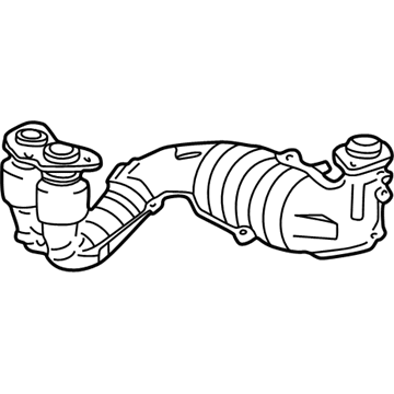 Toyota 17410-22132 Exhaust Pipe, Front