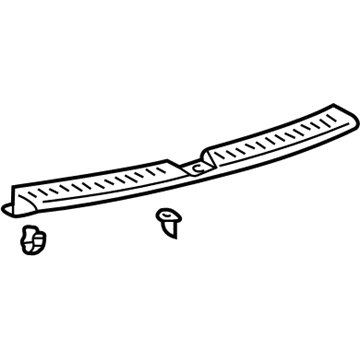 Toyota 58387-48040-B0 Finish Plate