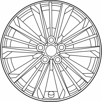 Toyota 4260D-0E041 Wheel, Alloy
