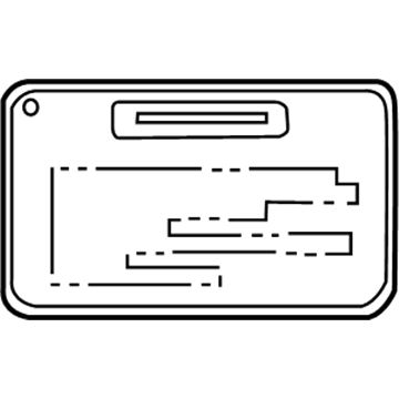 Toyota 11294-0V010 Info Label