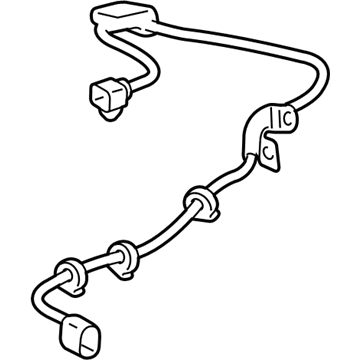 Toyota 89516-60070 Wire, Skid Control Sensor, Front Passenger Side