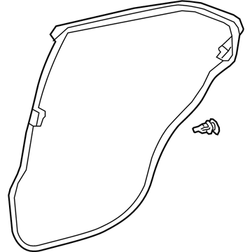 Toyota Camry Door Seal - 67871-06180