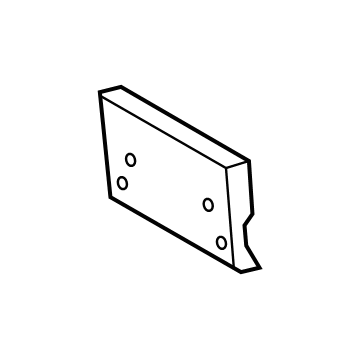 Toyota 75101-0C020 License Bracket