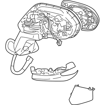Toyota GR Corolla Car Mirror - 87940-12G10