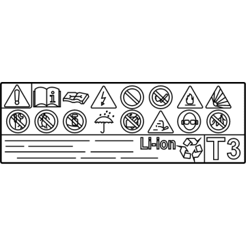 Toyota G9569-48010 Caution Label
