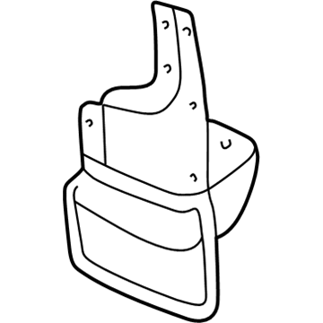 Toyota 76626-60150 Mudguard Sub-Assembly, Quarter Panel, Rear Driver Side