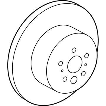 2017 Toyota Avalon Brake Disc - 42431-33150