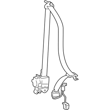 Scion Seat Belt - 73210-12B91-B2
