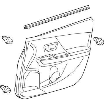 Toyota 67610-47290-B0 Door Trim Panel