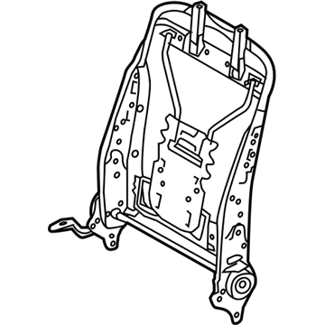 Toyota 71630-52561 Seat Back Frame