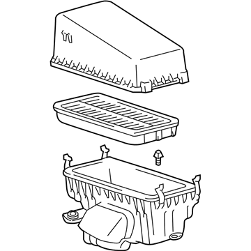Toyota RAV4 Air Filter Box - 17700-74543