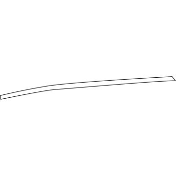 Toyota 75763-62010 Frame Molding, Upper Passenger Side