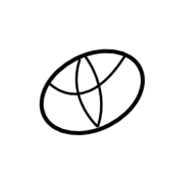 Toyota 90975-02038 Emblem, Rear