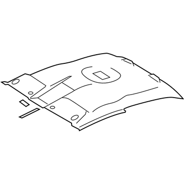 Toyota 63310-04240-B0 Headliner, Gray
