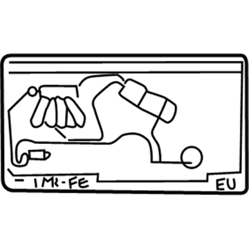 Toyota 17792-20290 Vacuum Diagram