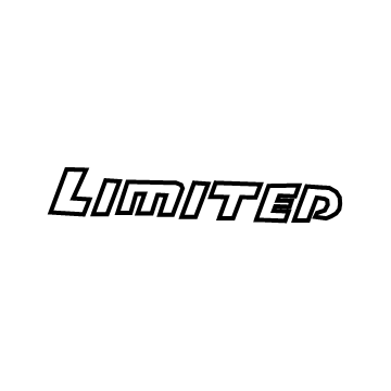 Toyota 75455-0C070 Nameplate, Chrome